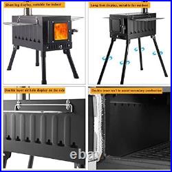 Wood Burning Stove, Camping Wood Stove, Portable Hot Tent Stoves wood