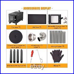 Wood Burning Stove, Camping Wood Stove, Portable Hot Tent Stoves wood burning