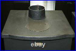 Wood Burning Stove Cast Iron Top Water Jacket Fireplace Back Boiler Prity K1CPW8