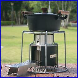 Wood Burning Stove Charcoal Stove Multipurpose Large for Cooking Picnic