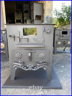Wood Burning Stove Coal Stove Fireplace Cooking Oven long cabin Hearth Stove
