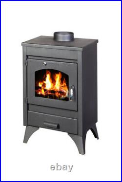 Wood Burning Stove Fireplace Log Burner 9/14 kw heating power Solid Fuel burner