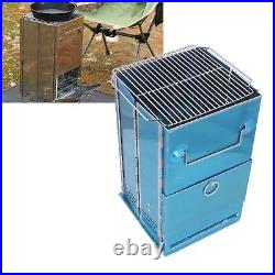 Wood Burning Stove Large Camping Wood Stove Folding For Outdoor Barbecue