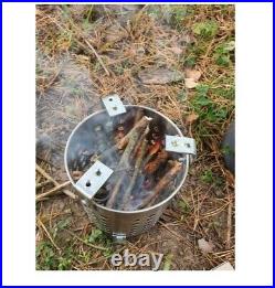 Wood Burning Stove Outdoor Camping Portable Metal Cooking Tool Accessories 1pc