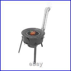 Wood Burning Stove Portable Charcoal Stove Outdoor Backyard Cook Camping Stove