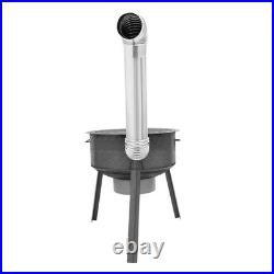 Wood Burning Stove Portable Charcoal Stove Outdoor Backyard Cook Camping Stove