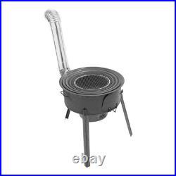Wood Burning Stove Portable Charcoal Stove Outdoor Backyard Cook Camping Stove