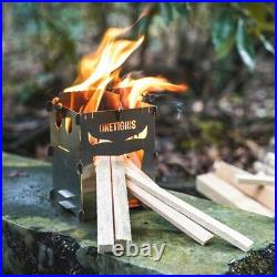Wood Burning Stove Splicing Firewood Portable Camping Furnace Survival Cooking