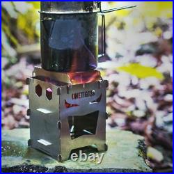 Wood Burning Stove Splicing Firewood Portable Camping Furnace Survival Cooking