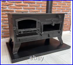 Wood Burning Stove With Oven, Cooker Stove, Coal Stove, Oven Stove