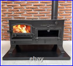 Wood Burning Stove With Oven, Cooker Stove, Coal Stove, Oven Stove