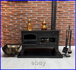 Wood Burning Stove With Oven, Cooker Stove, Coal Stove, Oven Stove