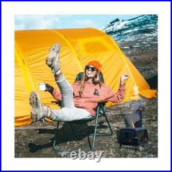 Wood Burning Stove with Fire Window, Portable Tent Stove with 7 Sectional Chim