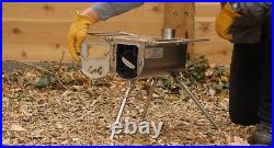 Wood Burning Tent Camping Stove Small Mini Portable Outdoor Shelter Camp Heater