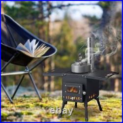 Wood Camping Stove Black 57.53137cm