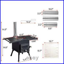 Wood Camping Stove Portable Outdoor Cooking Oven 57.5x31x37cm Lightweight Wood Camping Stove Portable Outdoor Cooking Oven 57.5x31x37cm Lightweight