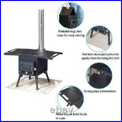 Wood Camping Stove Portable Outdoor Cooking Oven 57.5x31x37cm Lightweight Wood Camping Stove Portable Outdoor Cooking Oven 57.5x31x37cm Lightweight