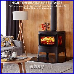 Wood Stove Fan, 6 Blade Fireplace Fan for Wood Burning Stove, Heat Powered fan