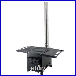 Wood Stove Outdoor Camping Picnic Heating Wood Burning Travel Stove Portable