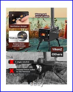 Wood Stove, Outdoor Wood Burning Stove, Camping stove, Portable Tent Stove wi Wood Stove, Outdoor Wood Burning Stove, Camping stove, Portable Tent Stove wi