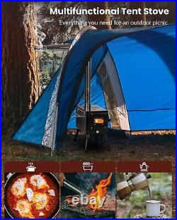 Wood Stove, Outdoor Wood Burning Stove, Camping stove, Portable Tent Stove wi Wood Stove, Outdoor Wood Burning Stove, Camping stove, Portable Tent Stove wi
