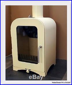 Wood Stove or Multifuel CE Approved January Sale price Made in the UK Vesta V4