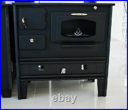 Wood burning cooking stove SET OF PIPES INCLUDED 7 kW PROMETEY NAR TYPE B