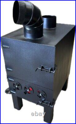Wood burning forced air heater garage heater blower fan man cave Wood burning forced air heater garage heater blower fan man cave