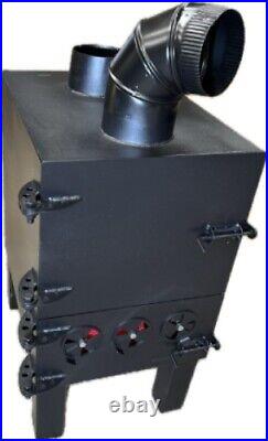 Wood burning forced air heater garage heater blower fan man cave Wood burning forced air heater garage heater blower fan man cave