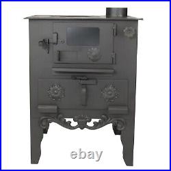 Wood burning sheet metal stove with oven, cooker stove, wood stove, oven stove Wood burning sheet metal stove with oven, cooker stove, wood stove, oven stove