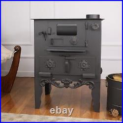 Wood burning sheet metal stove with oven, cooker stove, wood stove, oven stove Wood burning sheet metal stove with oven, cooker stove, wood stove, oven stove