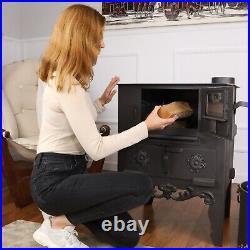 Wood burning sheet metal stove with oven, cooker stove, wood stove, oven stove Wood burning sheet metal stove with oven, cooker stove, wood stove, oven stove