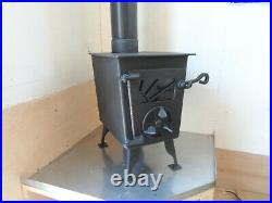 Wood burning stove 3kw ideal for small yurt, camper van, log cabin, glamping pod