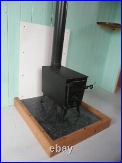 Wood burning stove 4kw ideal for yurt, log cabin, glamping pod, shepherds hut