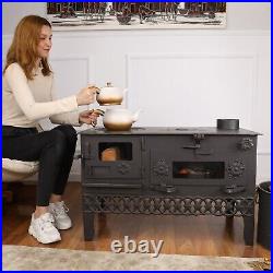Wood burning stove, cooker stove, oven stove, sheet metal stove, wood stove