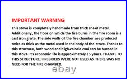 Wood burning stove, wood stove, oven stove cooker stove extra large fire chamber