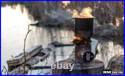 Wood burning tourist stove with USB built-in air pump block Airwood Heavy DutyUP