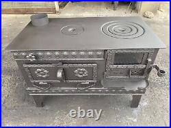 Wood or coal Stove, With Fireplace Oven, Cooking Stove, Handmade Rustic Stove