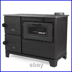 Wood stove, cooker stove, oven stove, cast iron stove with oven, wood burning st