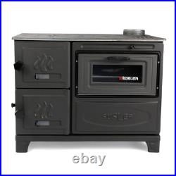 Wood stove, cooker stove, oven stove, cast iron stove with oven, wood burning st