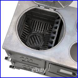 Wood stove, cooker stove, oven stove, cast iron stove with oven, wood burning st