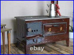 Wood stove, cooker stove, oven stove, wood burning cast iron stove