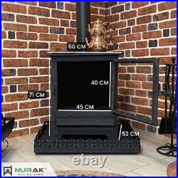Wood stove, cooker stove, wood burning stove, extra large fire chamber