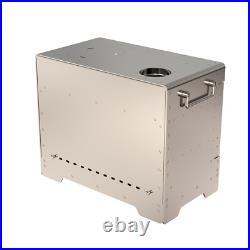 Wood stove, stainless steel camping tent stove, portable wood burning stove