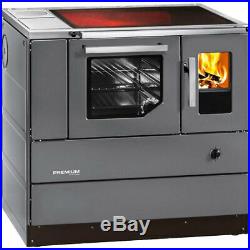 Woodburning Cooker stove HSD 905-SF contemporary Modern Wood burner