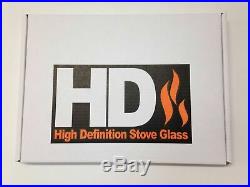 Woodburning GS245190 Country Kiln K35 Replacement HD Stove Glass 245 x 190, C