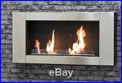 Woodburning bioethanol Long on the wall power 3,5 Kwithh without stove pipe