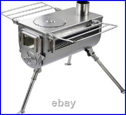 Woodlander Double-View Medium Tent Stove Portable Wood Burning Tent Stove for Woodlander Double-View Medium Tent Stove Portable Wood Burning Tent Stove for
