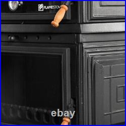 Woody Cast Stove with Oven, Wood Burning Stove, 44,382 BTU, 324 lbs Woody Cast Stove with Oven, Wood Burning Stove, 44,382 BTU, 324 lbs