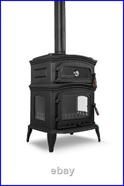 Woody Cast Stove with Stove, Wood Burning Stove, Cast Iron Stove, Tong Set Free
